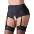 Cottelli Plus Size - Braguita abierta con liguero (negro) - 3XL