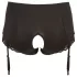 Cottelli Plus Size - panty abierto con liguero (negro) - 4XL