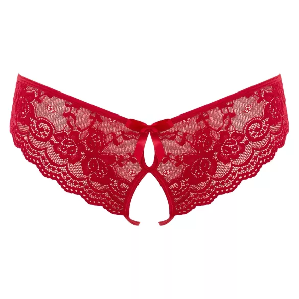 Cottelli - braga brasileña abierta con lazo - mujer - rojo