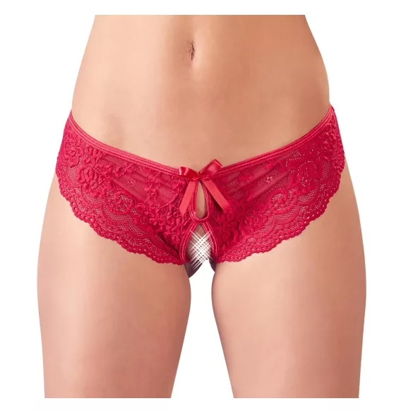Cottelli - braga brasileña abierta con lazo - mujer - rojo - M