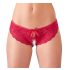Cottelli - bragas abiertas con lazo (rojo) - XL
