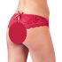 Cottelli - bragas abiertas con lazo (rojo) - XL