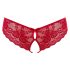 Cottelli - bragas abiertas con lazo (rojo) - XL