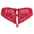 Cottelli - braga brasileña abierta con lazo - mujer - rojo - XL