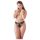 NO:XQSE - Braguita femenina con lazo y abertura (negro) - XL