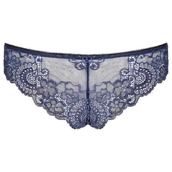 Obsessive Auroria - braguita mujer con lazo bordada - azul - L/XL