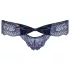 Obsessive Auroria - braguita mujer con lazo bordada - azul - L/XL