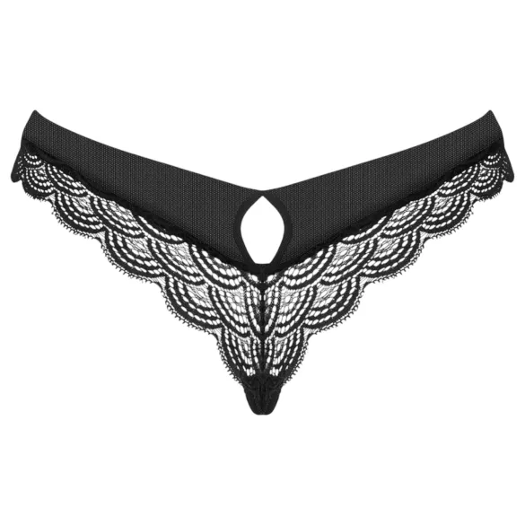 Obsessive Chemeris - tanga sexy - encaje negro - M/L
