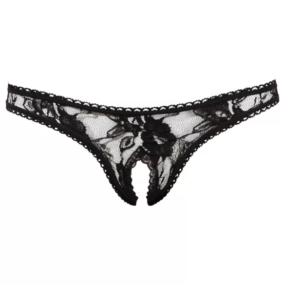 Cottelli - Tanga sexy de encaje negro