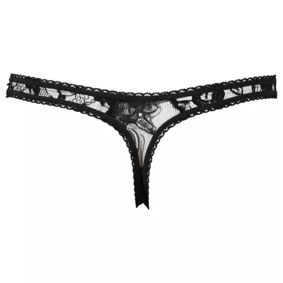 Cottelli - Tanga sexy de encaje negro