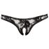 Cottelli - Tanga sexy de encaje (negro) - L