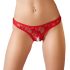 Cottelli - Tanga de encaje sexy (rojo)