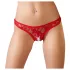 Cottelli - Tanga erótico de encaje - rojo - L