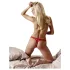 Cottelli - Tanga erótico de encaje - rojo - XL