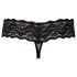 Cottelli - Tanga encaje con perlas (negro)