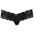Cottelli - Tanga encaje con perlas (negro)