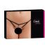 Cottelli - Tanga abierto con strass para mujer (negro)