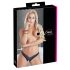 Cottelli - Braguita abierta floral con perlas (negro) - L