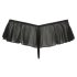 Cottelli - tanga abierto con perlas y volantes (negro) - M