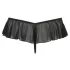 Cottelli - tanga abierto con perlas y volantes - negro - XL