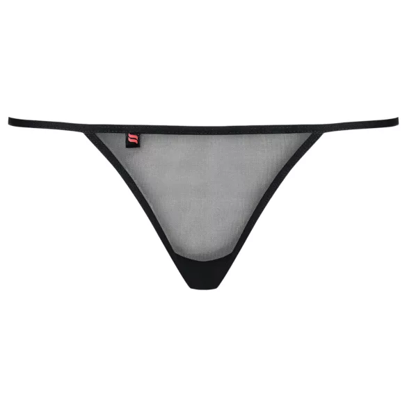Obsessive Luiza - tanga tulipán - encaje negro - L/XL