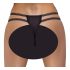 Cottelli - tanga de lujo con anillos (negro) - M/L
