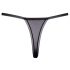 Cottelli - tanga bordado lujo - lencería mujer - negro/blanco - M/L