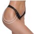 Cottelli - tanga lujoso bordado perlas (negro)