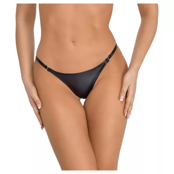 Noir - tanga brillante - negro