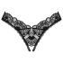 Obsessive Donna Dream - tanga abierta de encaje (negro)
