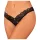 Obsessive - tanga abierto de encaje - negro - XL/XXL
