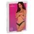 Obsessive - tanga abierto de encaje - negro - XL/XXL