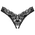 Obsessive - tanga abierto de encaje - negro - XL/XXL