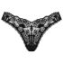 Obsessive Donna Dream - tanga de encaje (negro)