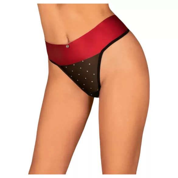 Obsessive - tanga con lazo - color rojo - L/XL