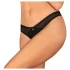 Obsessive - tanga abierto - encaje - negro - M/L