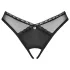 Obsessive - tanga abierto - encaje - negro - XL/XXL