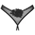 Obsessive - tanga abierto - encaje - negro - XL/XXL