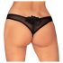 Obsessive Latinesa - tanga abierta (negro)