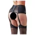 Cottelli Plus Size - liguero encaje con cintas - negro - 2XL