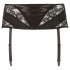 Cottelli Talla Grande - liguero encaje y cordones (negro) - 3XL