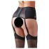 Cottelli Talla Grande - liguero encaje y cordones (negro) - 3XL