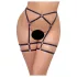 Cottelli - tanga femenina fina - negro - L/XL
