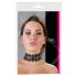Cottelli - Collar de encaje con perlas y strass - negro