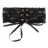 Cottelli - Collar de encaje con cordones (negro)
