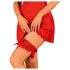 Liguero Obsessive Amor Cherris - rojo
