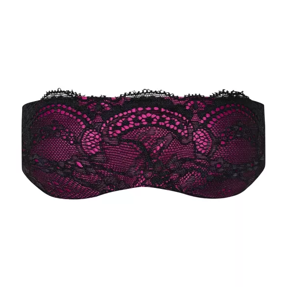 Obsessive Roseberry - antifaz de encaje - lila y negro
