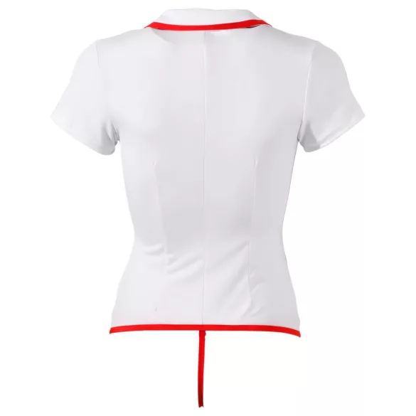 Cottelli - Disfraz de enfermera con liguero - blanco - XL