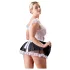 Cottelli - Disfraz de sirvienta sexy - encaje - negro - M