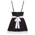 Cottelli - traje de sirvienta con delantal (blanco y negro) - L